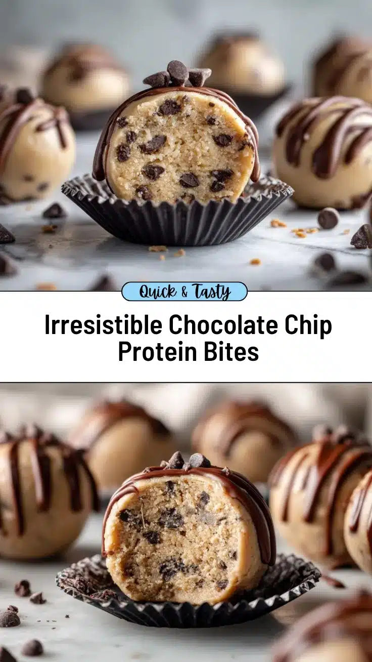 chocolate chip protein balls recipe