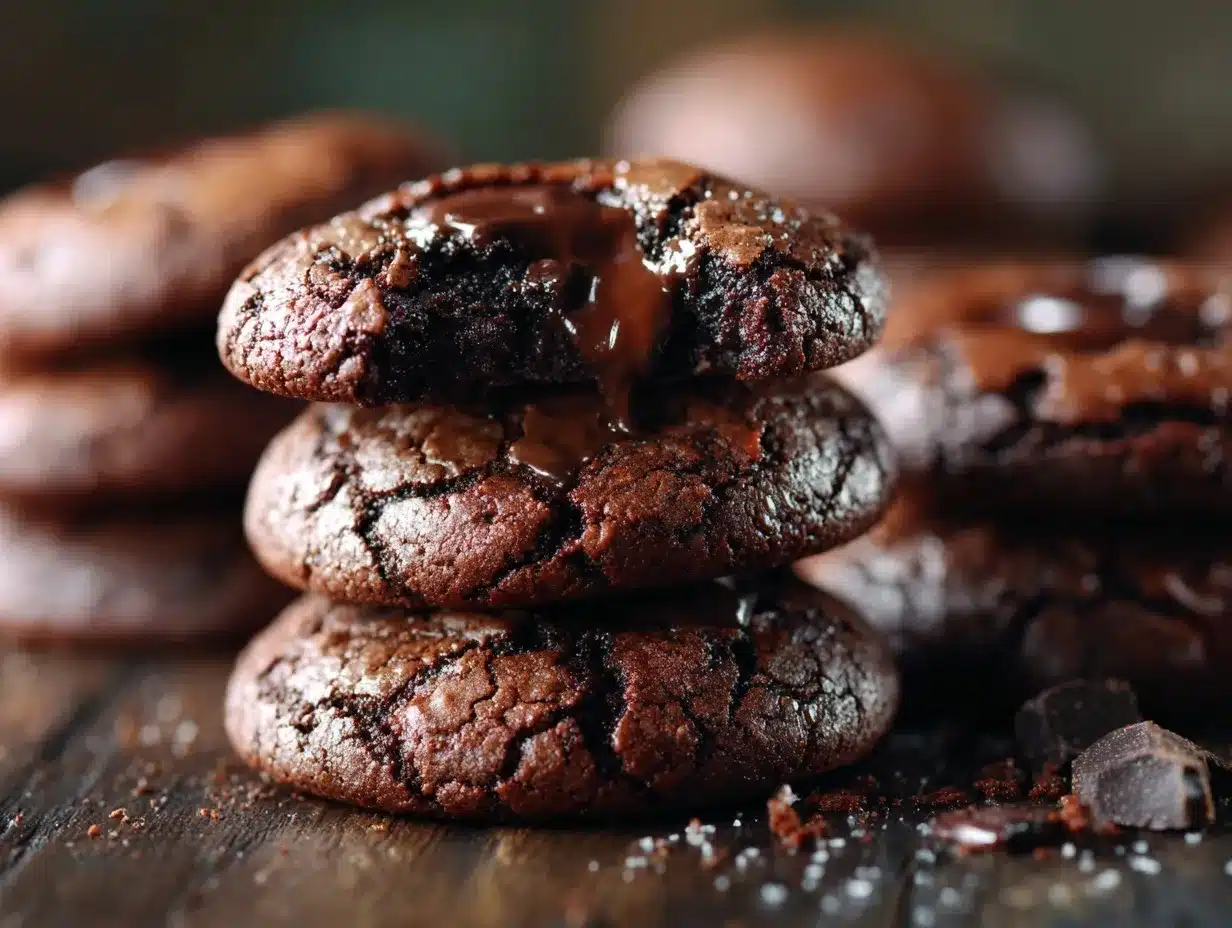 chocolate lava brownie cookies preparation steps