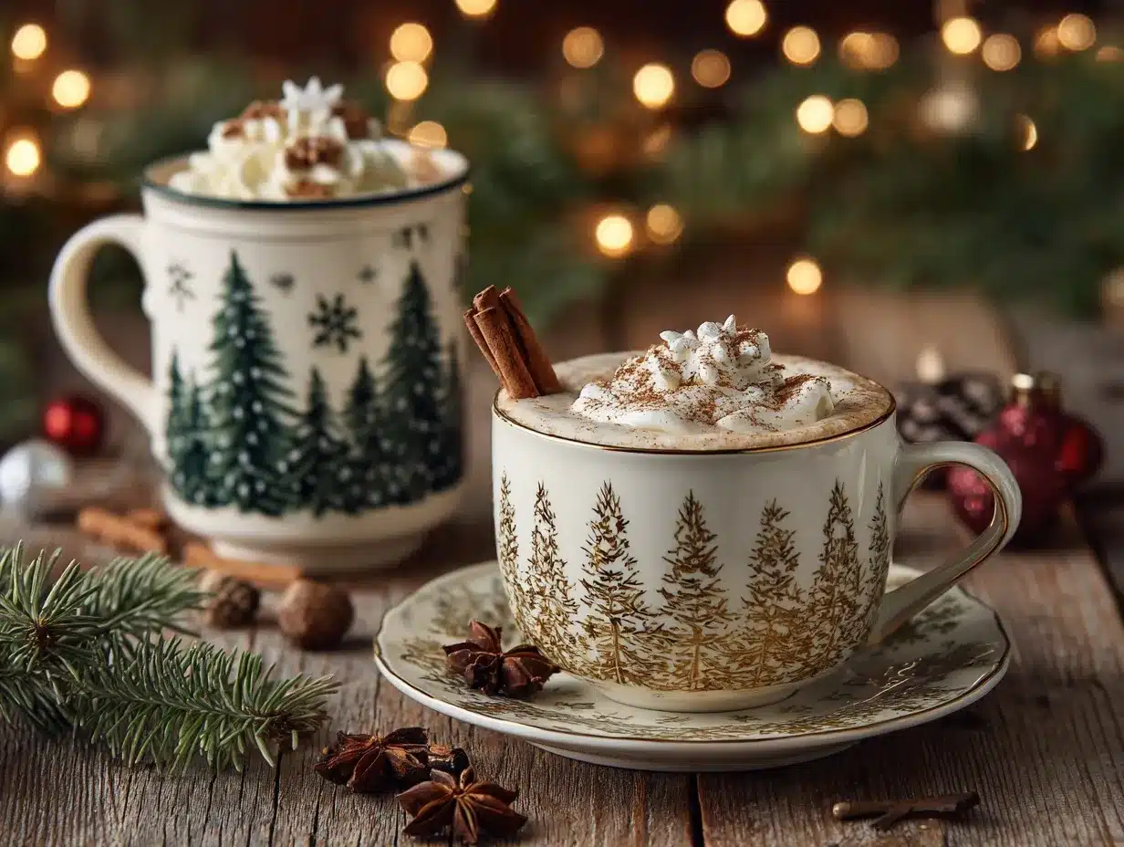 Christmas Chai Latte preparation steps