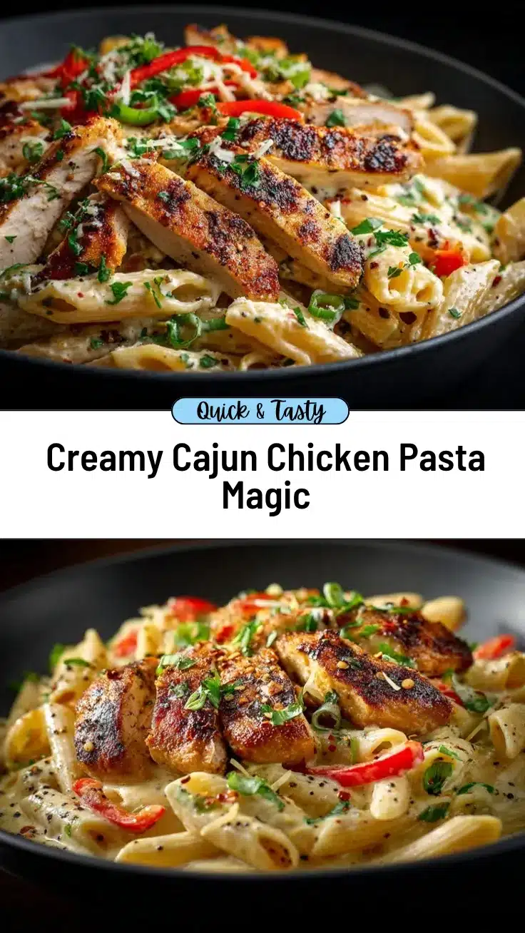 creamy Cajun chicken pasta recipe