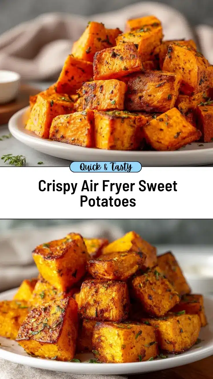 Crispy Air Fryer Sweet Potatoes recipe