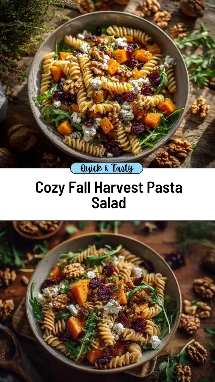 Fall Harvest Pasta Salad recipe