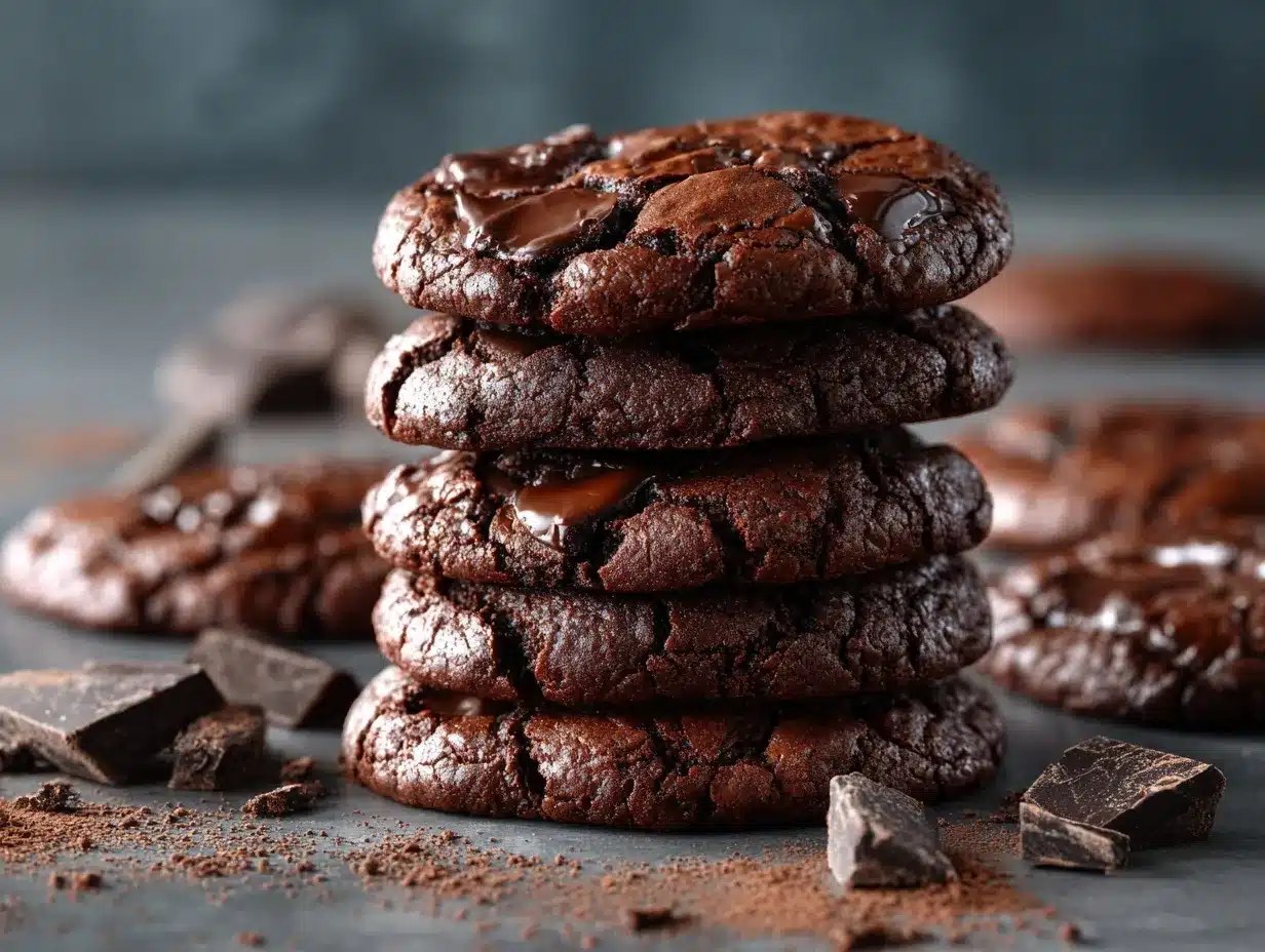 fudgy brownie cookies preparation steps