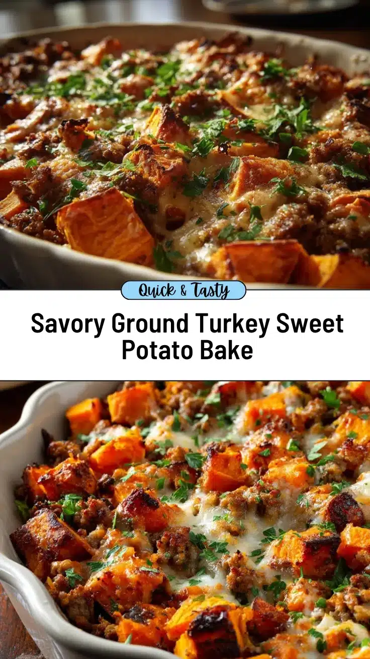 Ground Turkey Sweet Potato Bake recipe