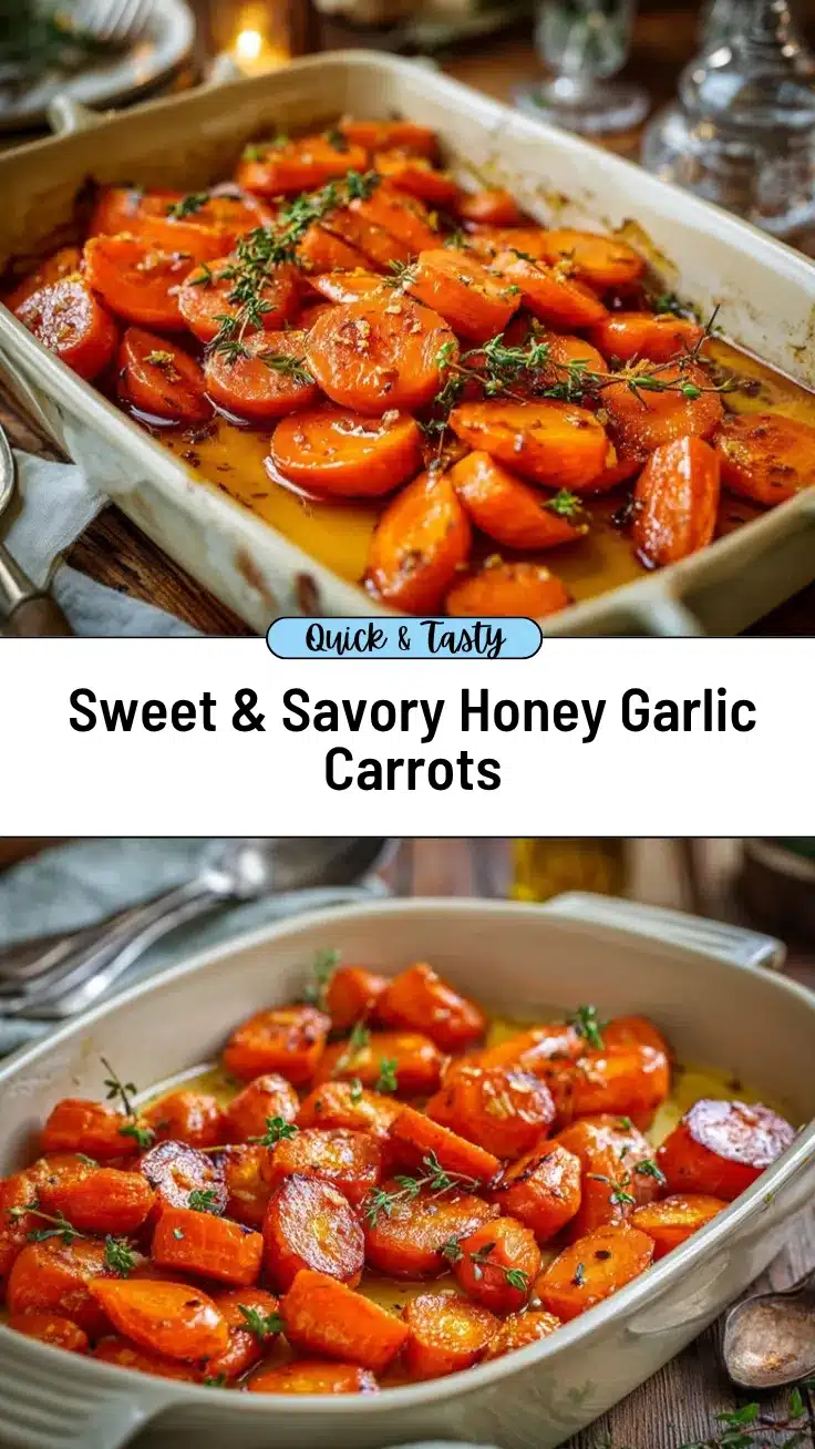 honey garlic roasted carrots recipe