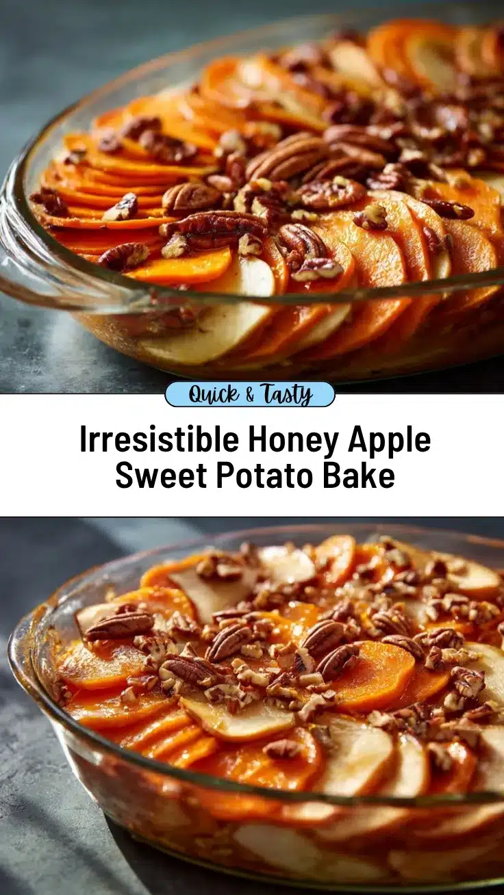 honey glazed apple sweet potato casserole recipe