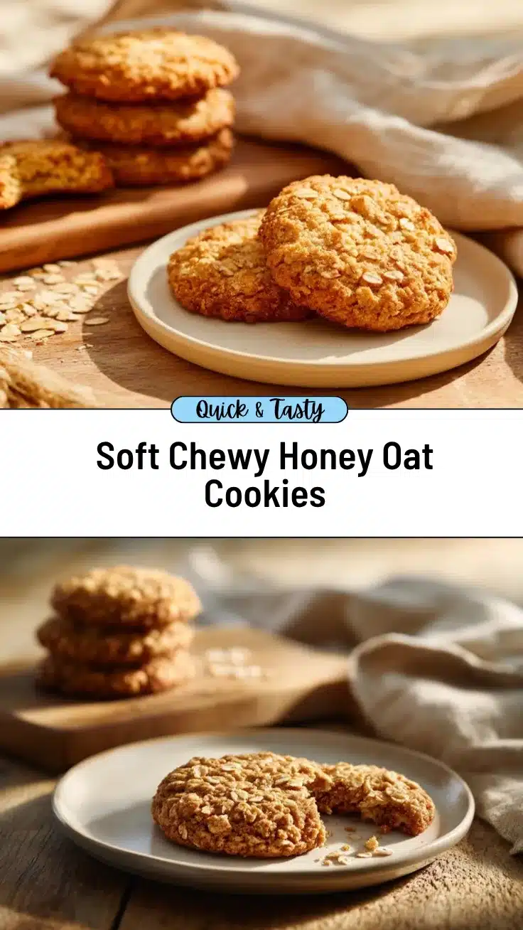 honey oatmeal cookies recipe