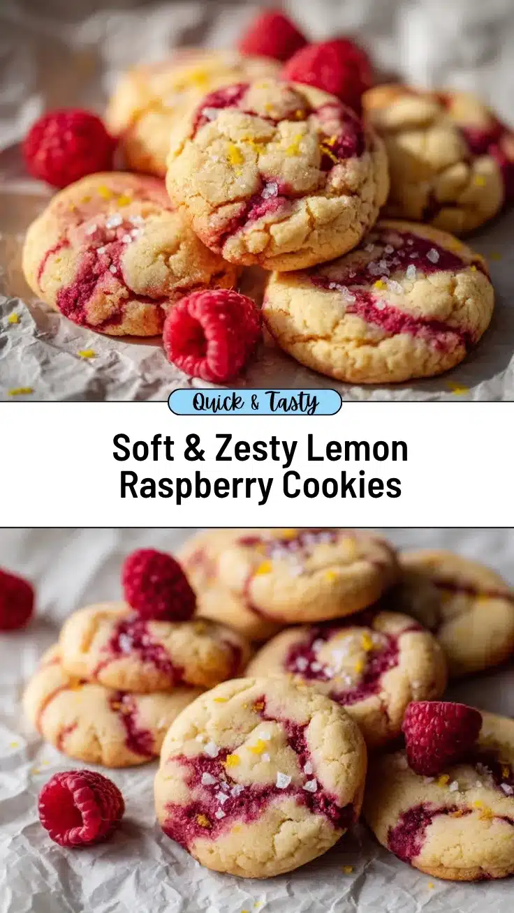 lemon raspberry cookies recipe