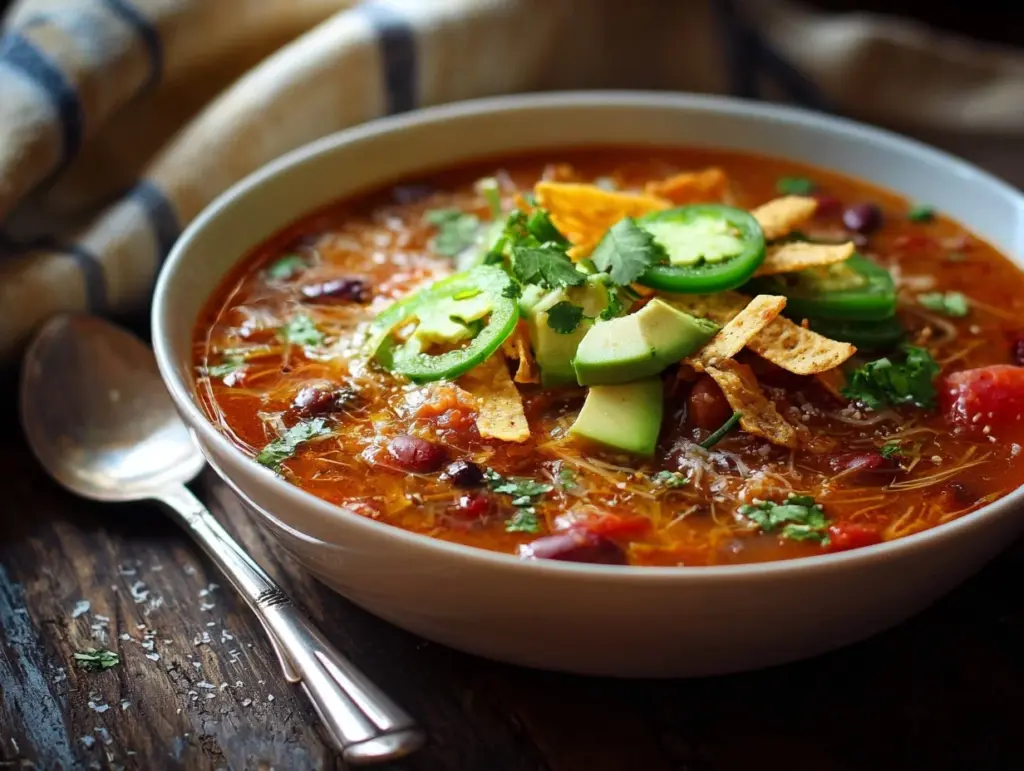 lentil tortilla soup - featured image