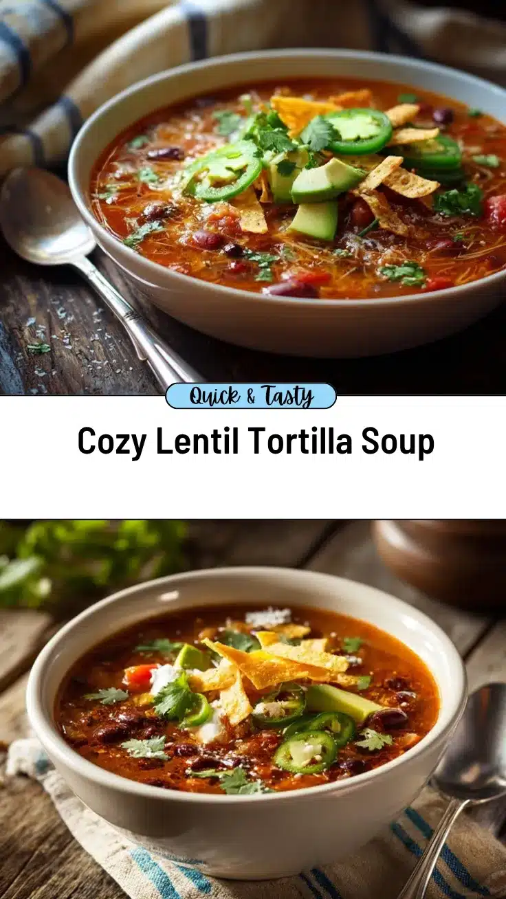 lentil tortilla soup recipe