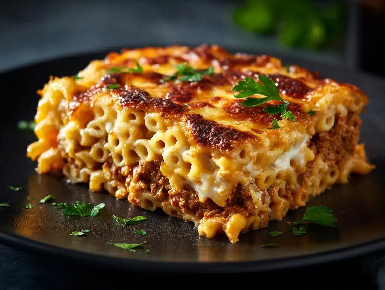 Mac and Cheese Meatloaf Casserole preparation steps