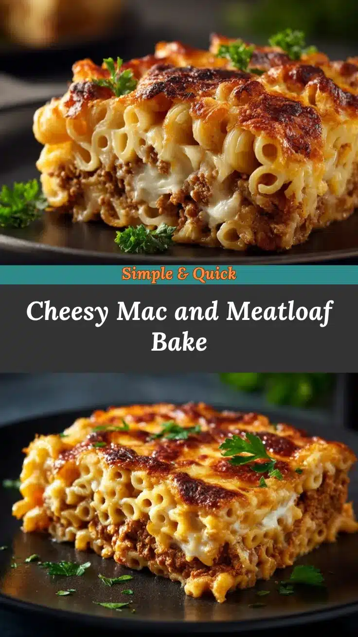 Mac and Cheese Meatloaf Casserole recipe