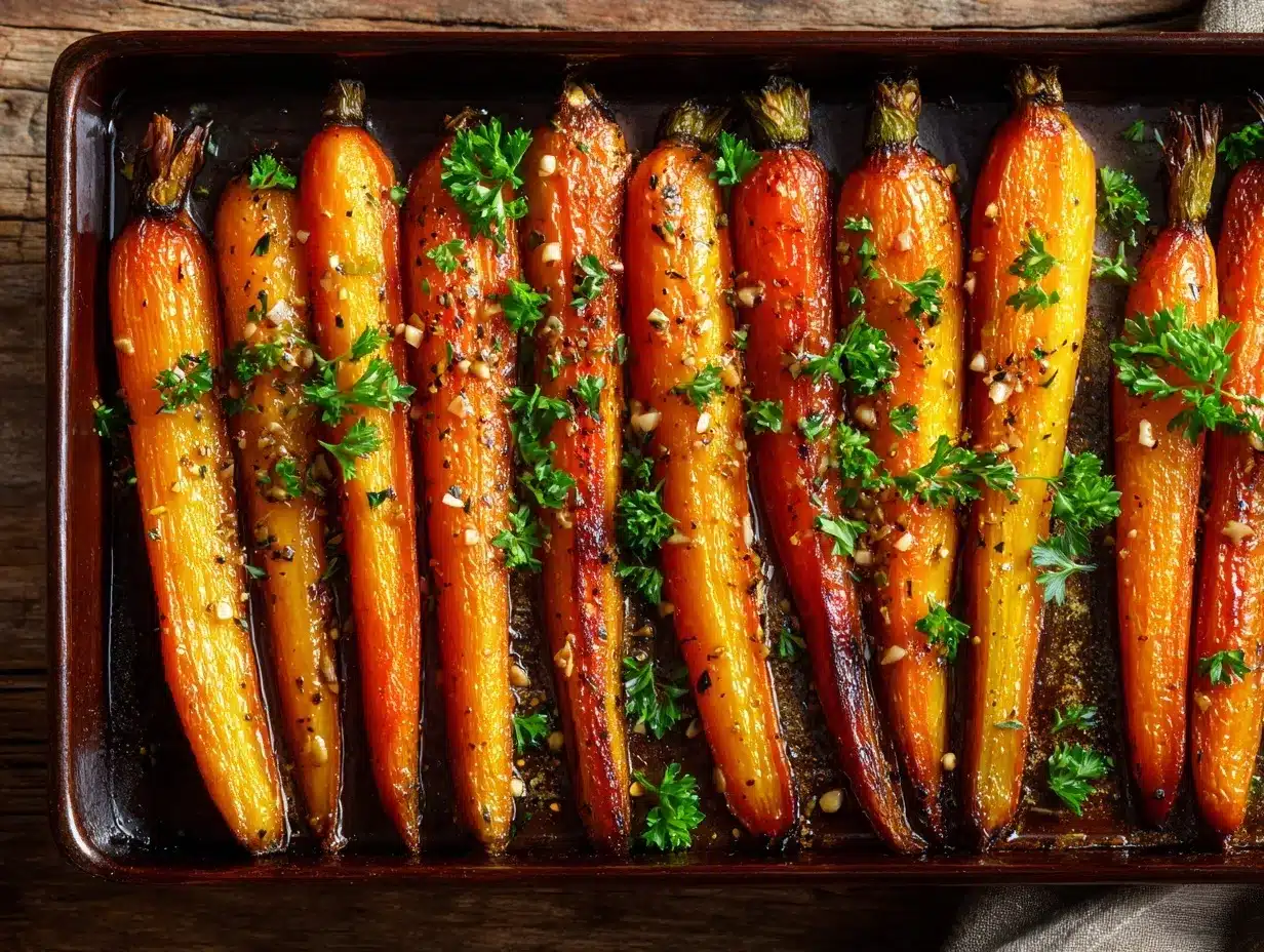 maple dijon roasted carrots preparation steps