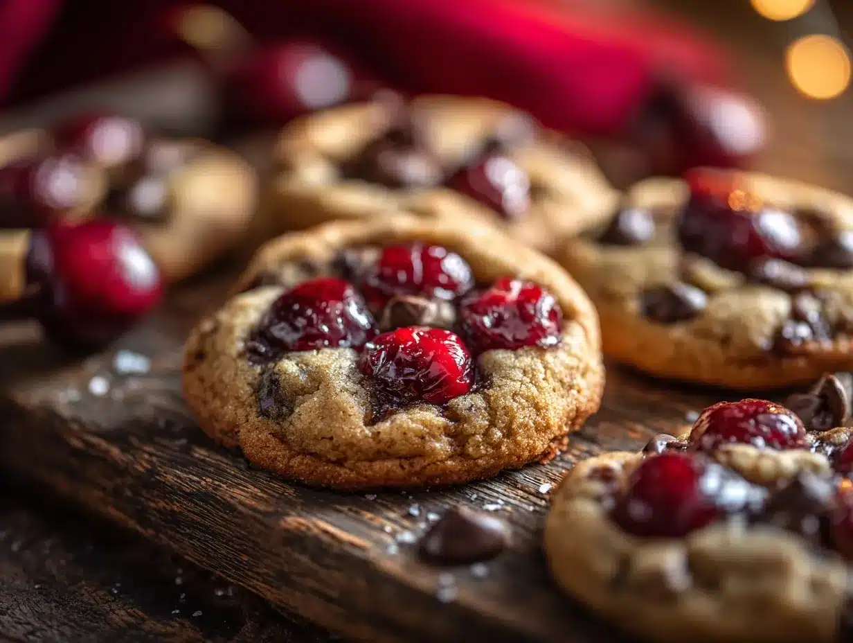 maraschino cherry chocolate chip cookies preparation steps