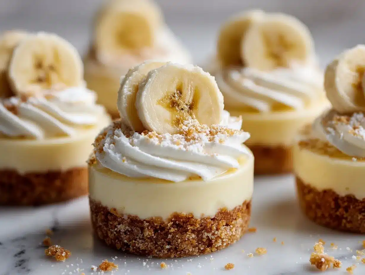 mini banana cream pies preparation steps