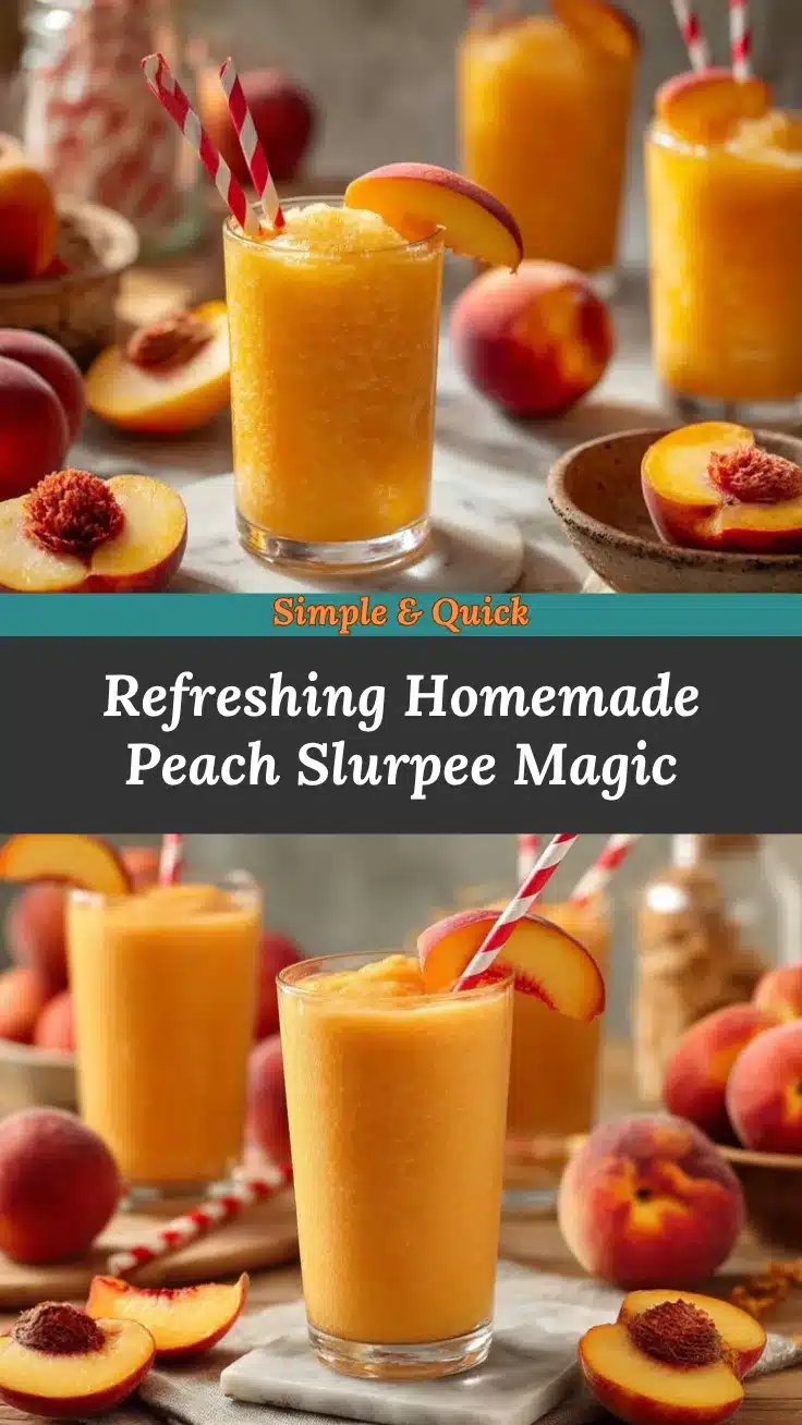 Peach Slushie Recipe recipe