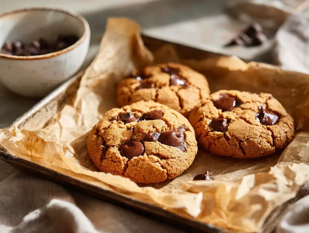 Peanut Butter Chocolate Chip Cookies preparation steps