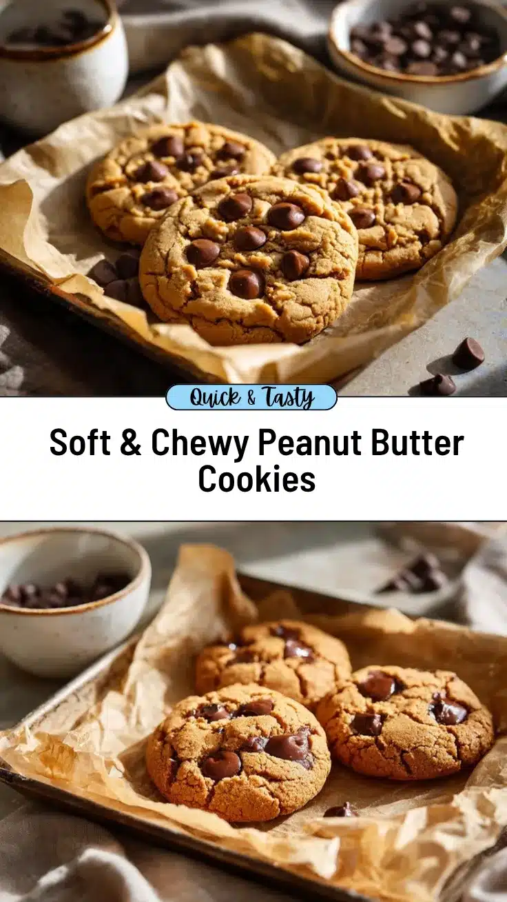 Peanut Butter Chocolate Chip Cookies recipe