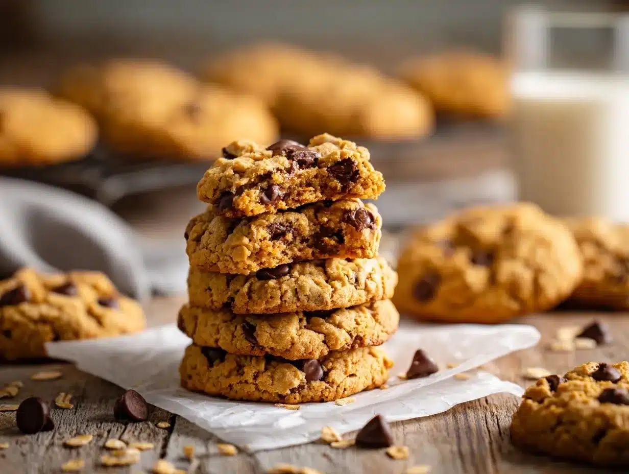 peanut butter oatmeal cookies preparation steps