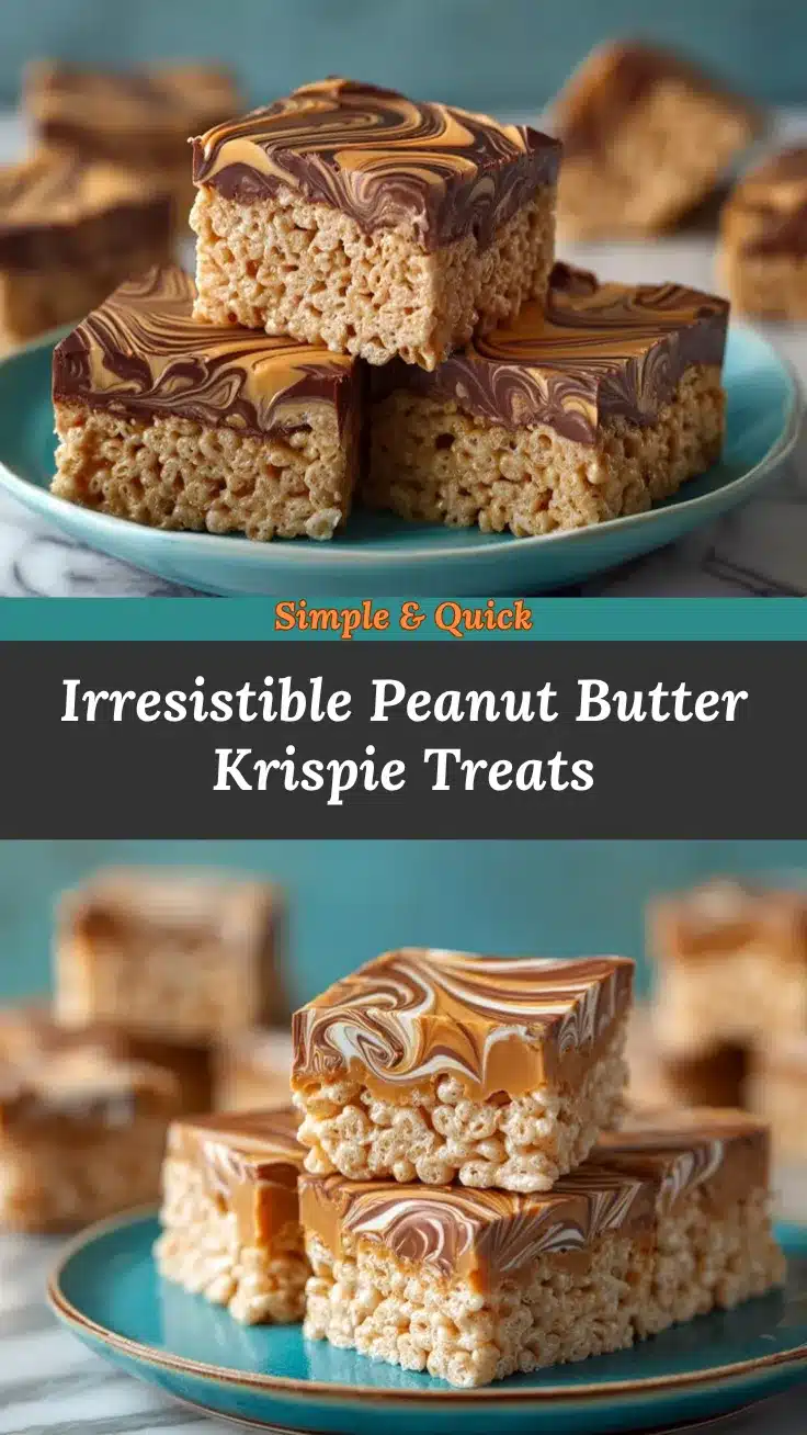 Peanut Butter Rice Krispie Treats recipe