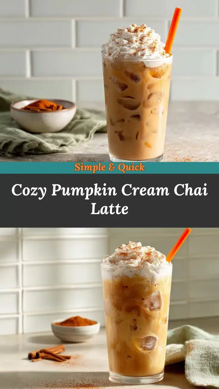 Pumpkin Cream Chai Tea Latte recipe