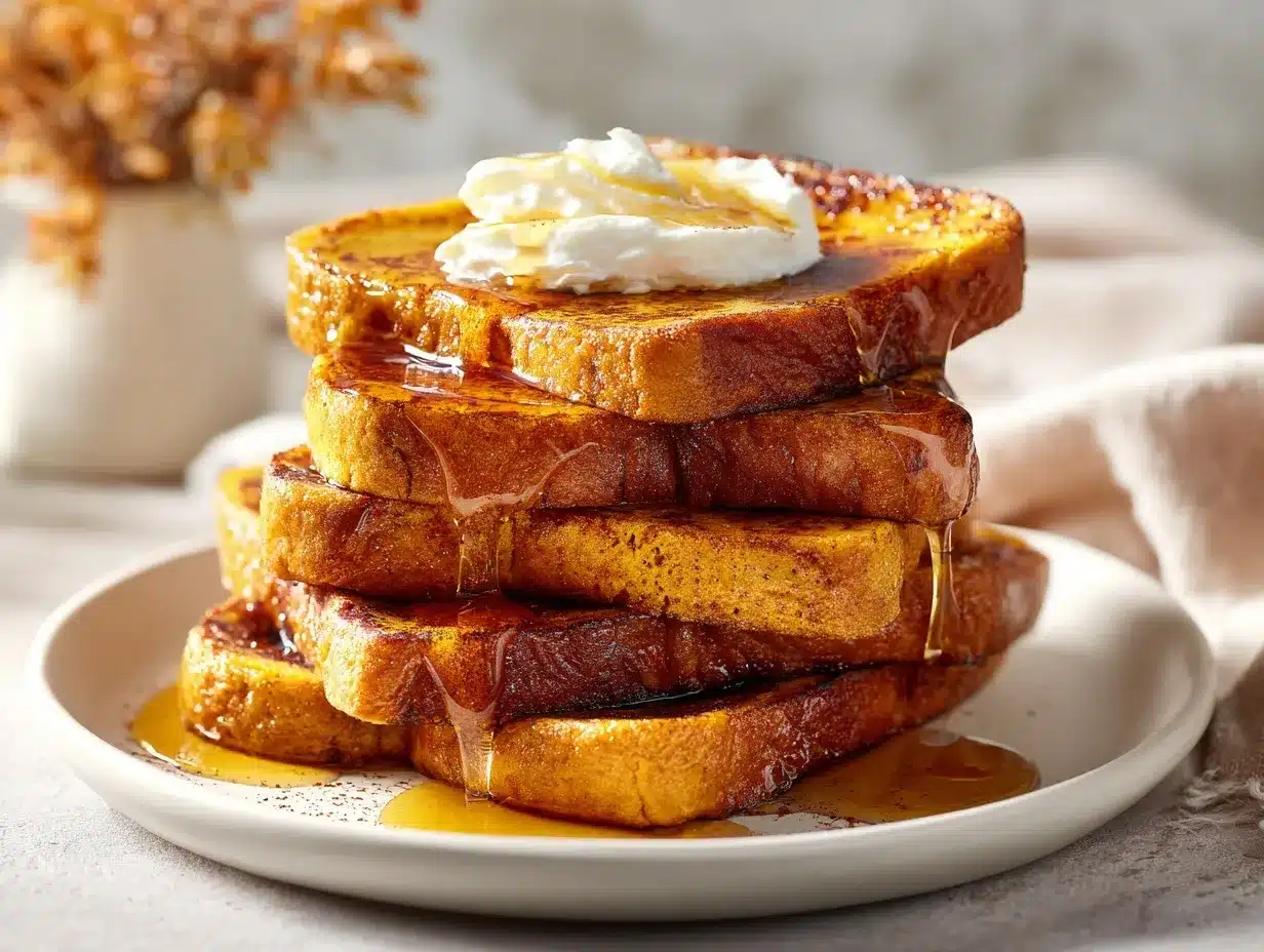 Pumpkin French Toast preparation steps