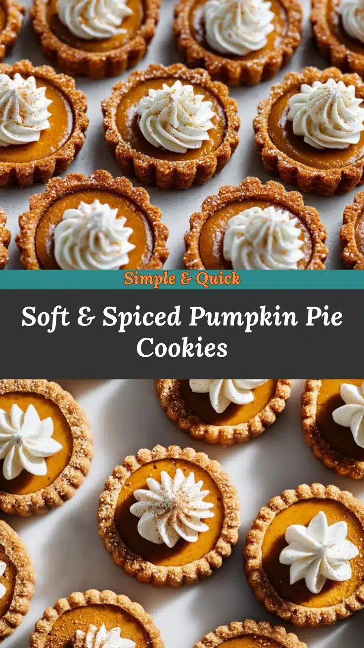 pumpkin pie cookies recipe