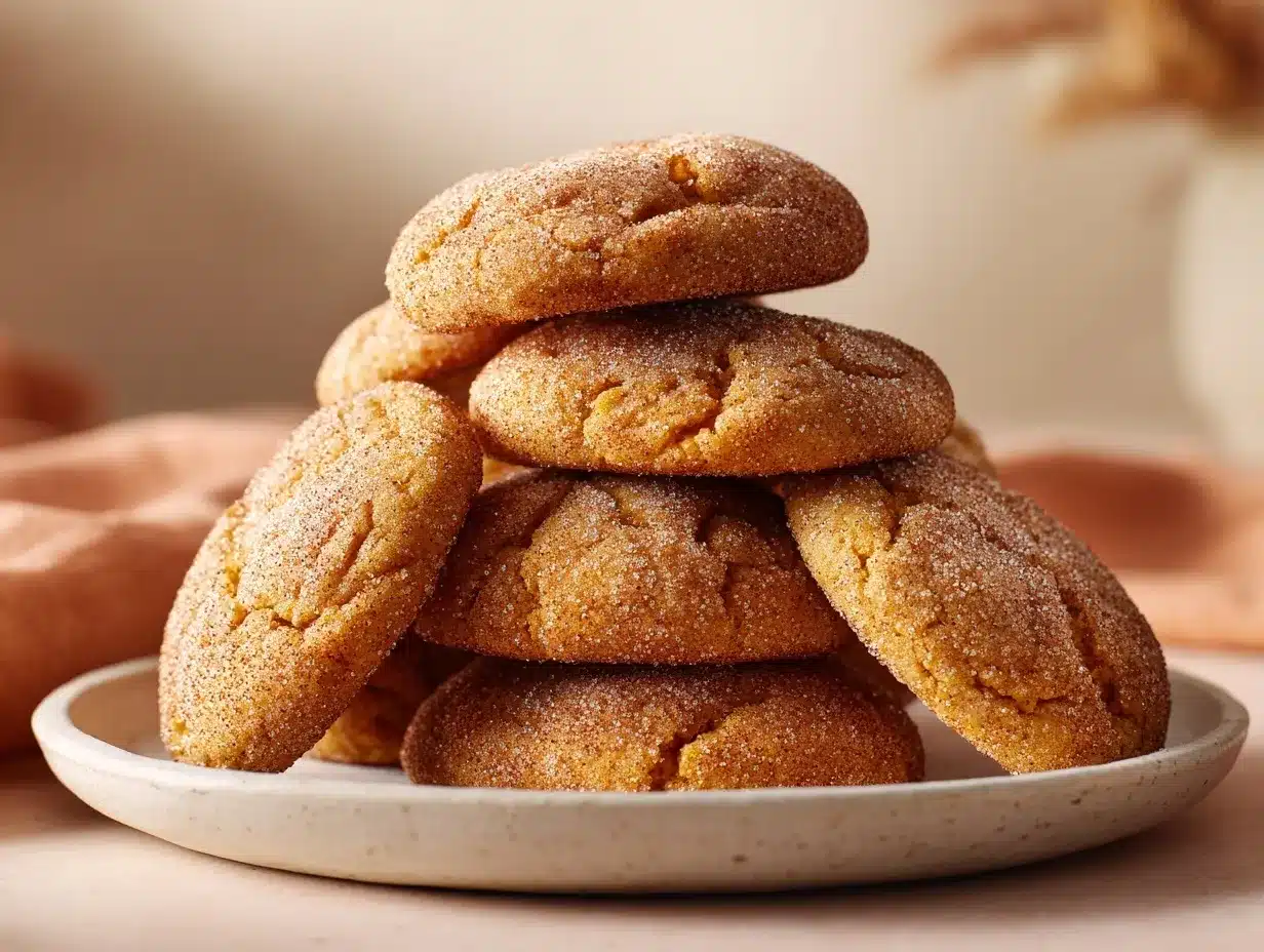 pumpkin snickerdoodle cookies preparation steps
