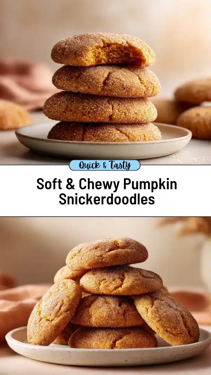pumpkin snickerdoodle cookies recipe