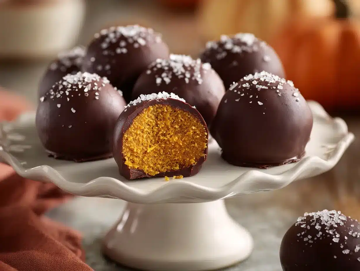 Pumpkin Truffles preparation steps