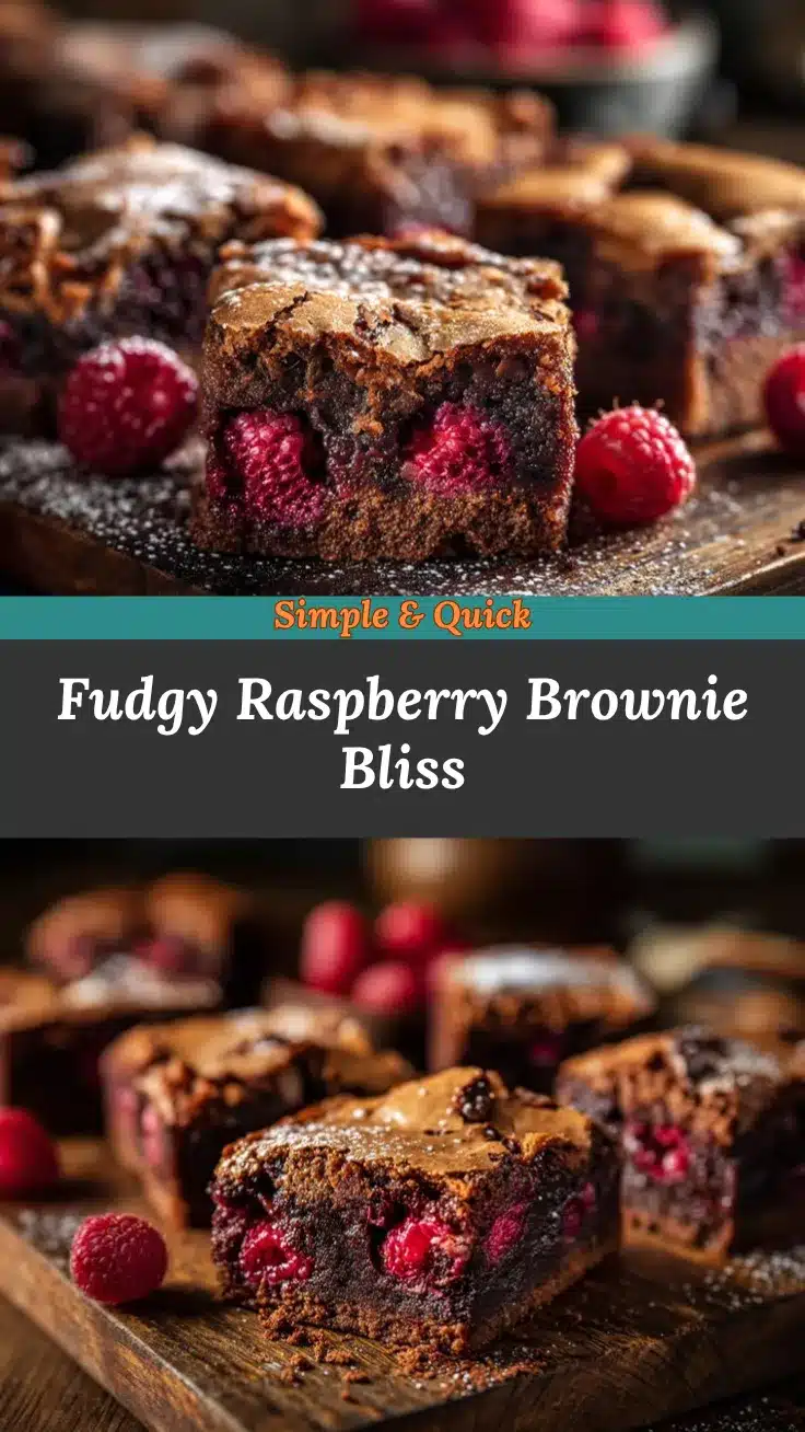 raspberry brownies recipe