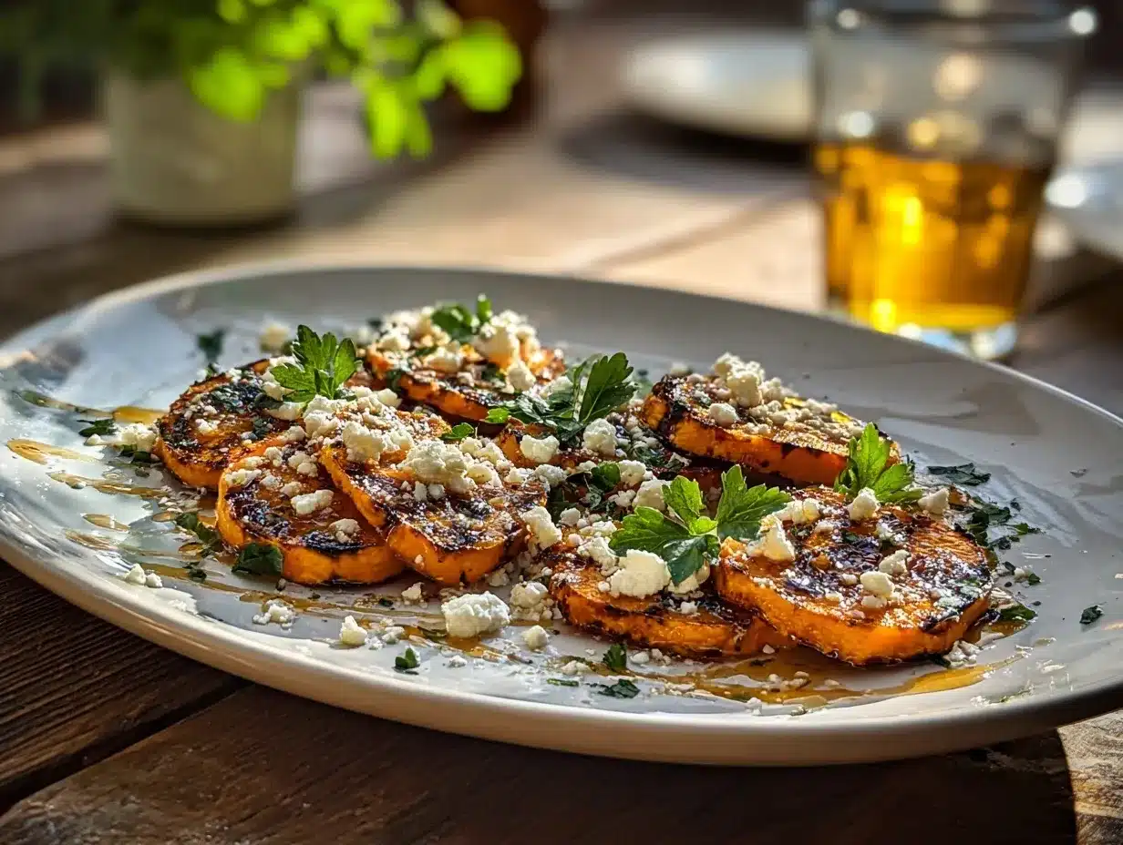 roasted sweet potato rounds preparation steps