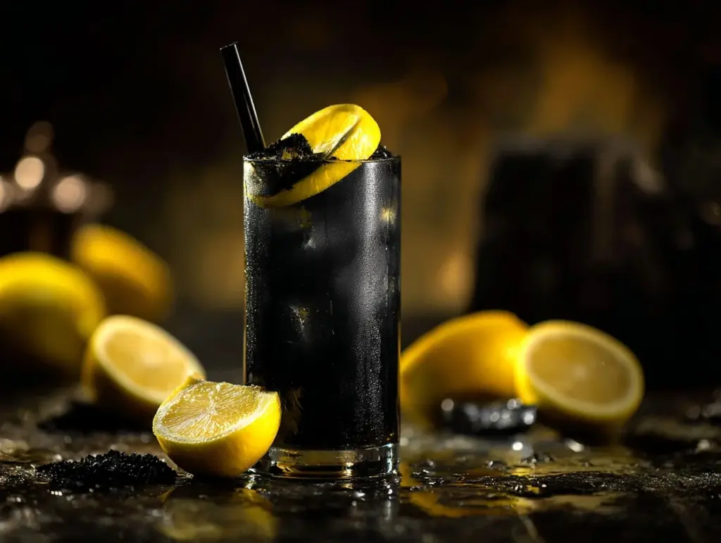 spooky black lemonade - featured image