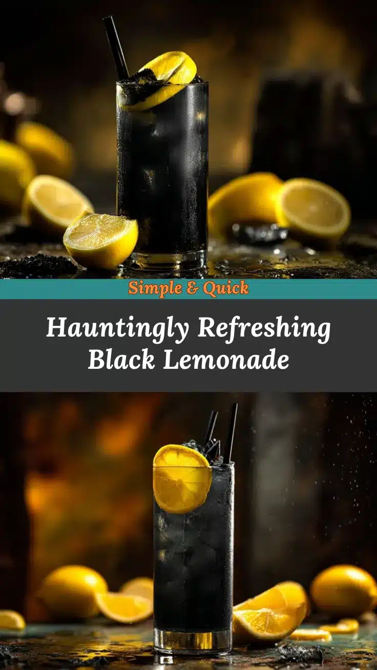 spooky black lemonade recipe