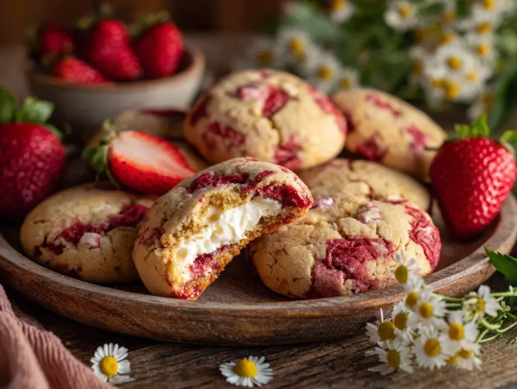 Strawberry Cheesecake Cookies - featured image