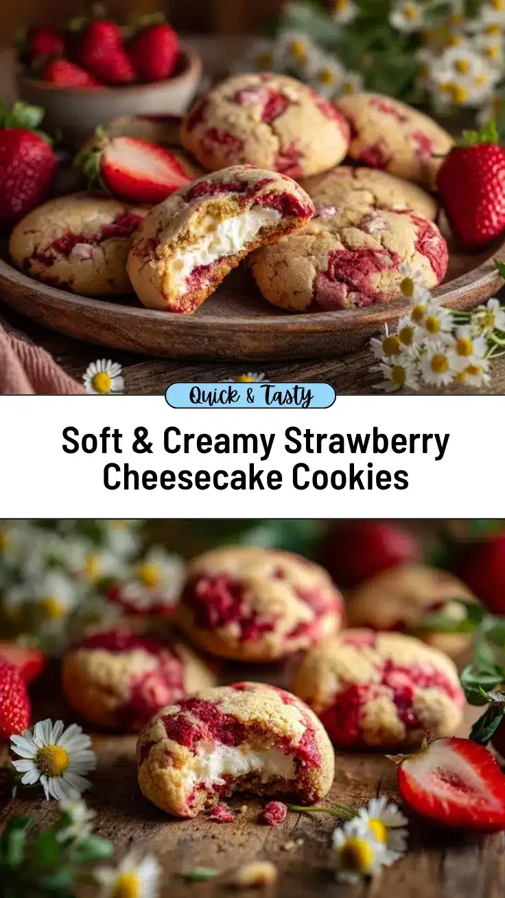Strawberry Cheesecake Cookies recipe