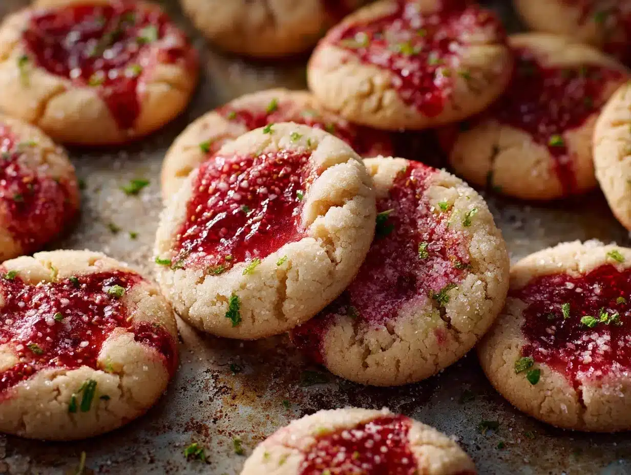 strawberry sugar cookies preparation steps