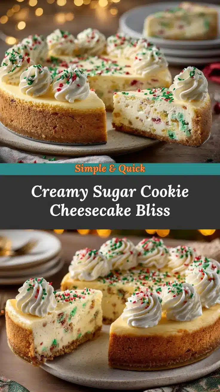 sugar cookie cheesecake recipe
