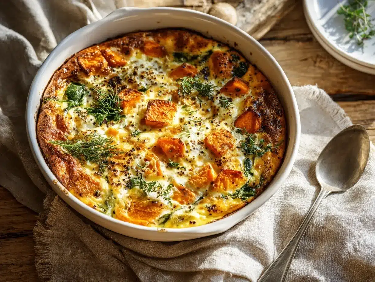 sweet potato egg casserole preparation steps