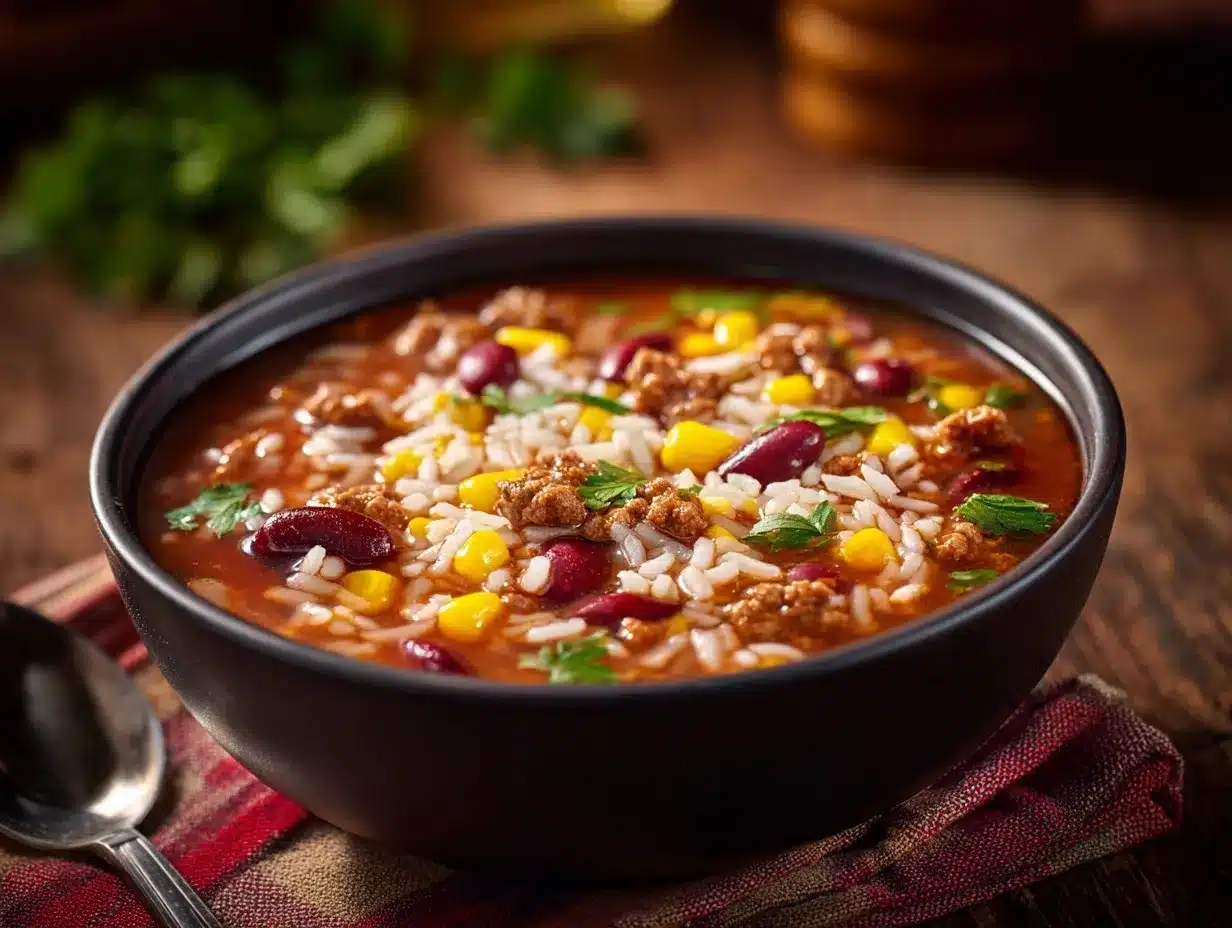 taco rice soup preparation steps