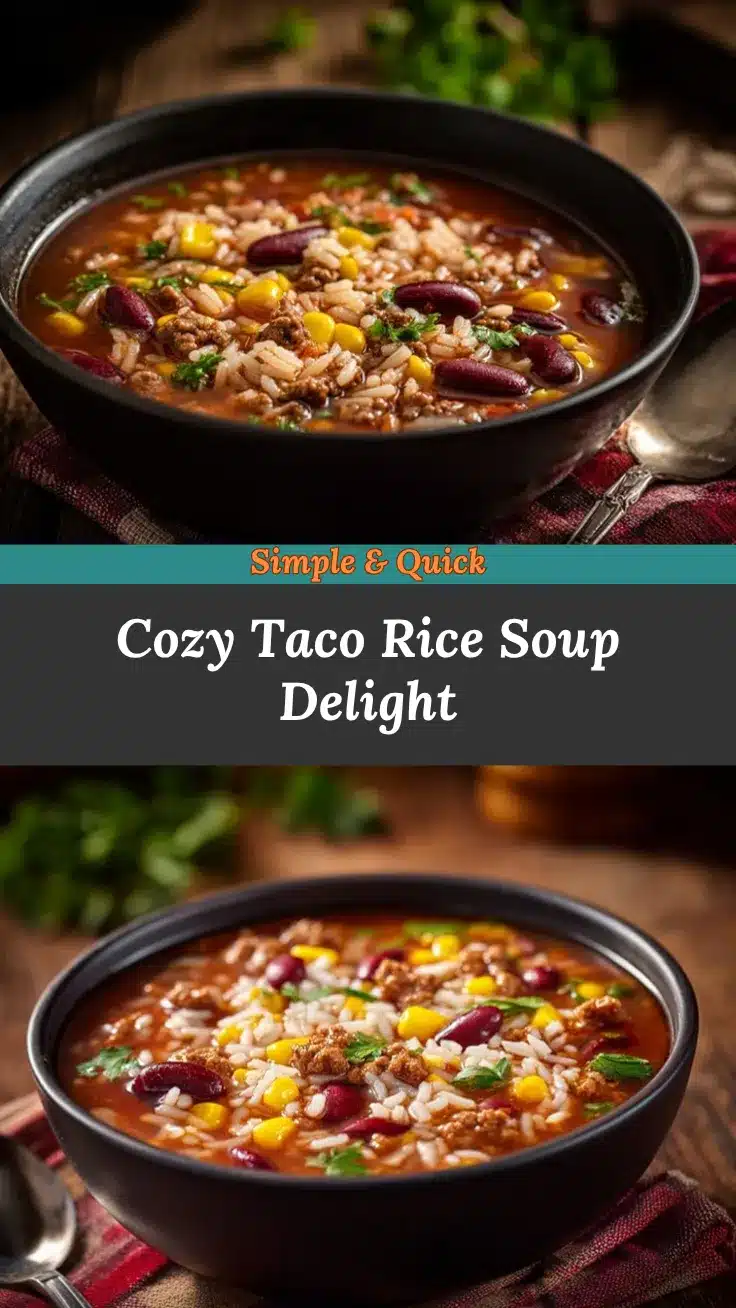 taco rice soup recipe