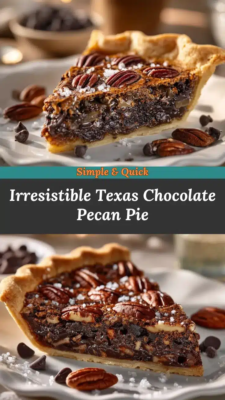 Texas Chocolate Pecan Pie recipe