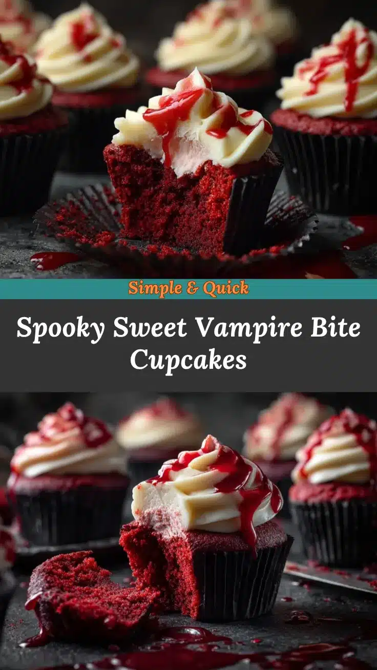 Vampire Bite Cupcakes recipe
