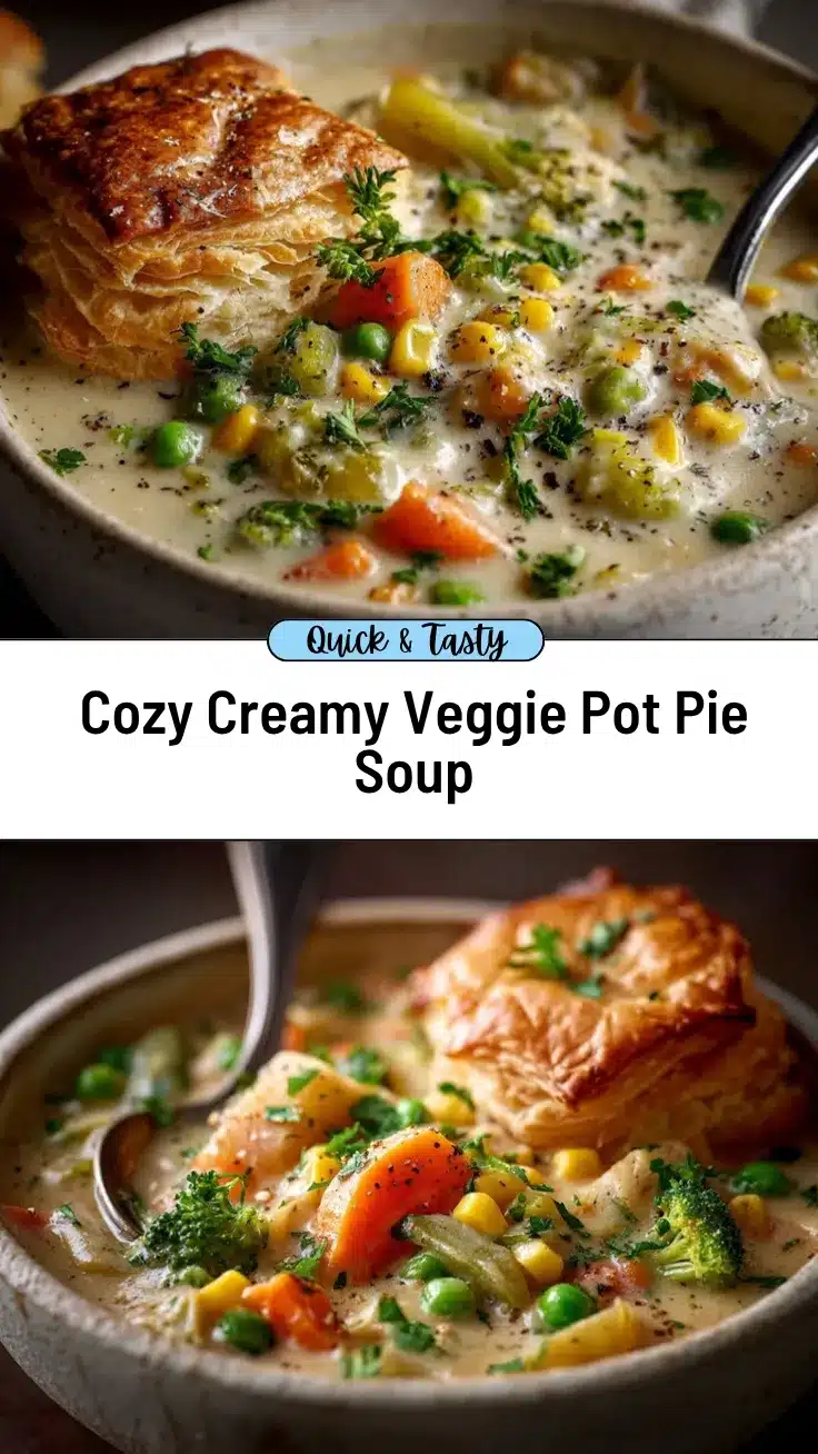 veggie pot pie soup recipe