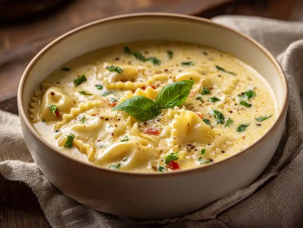 white lasagna soup preparation steps