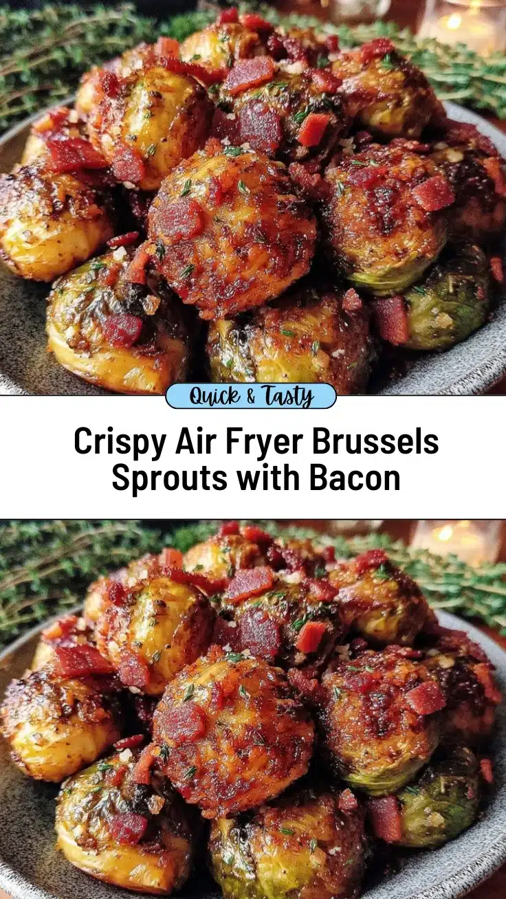 air fryer brussels sprouts with bacon bits recipe