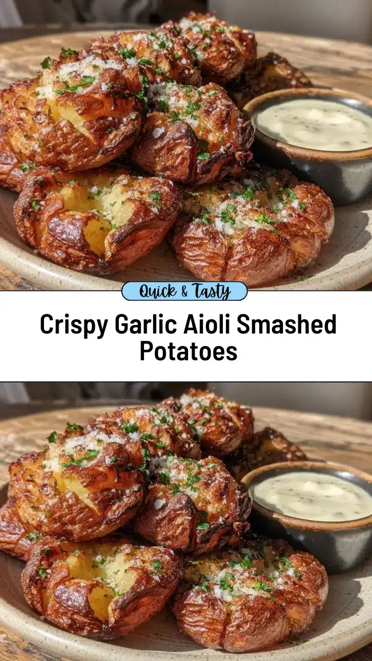 air fryer crispy smashed potatoes recipe