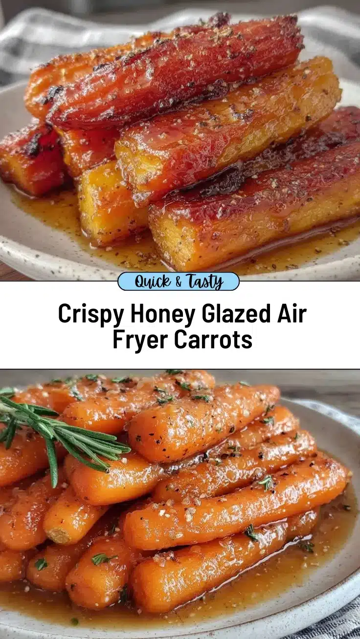 air fryer honey glazed carrots recipe