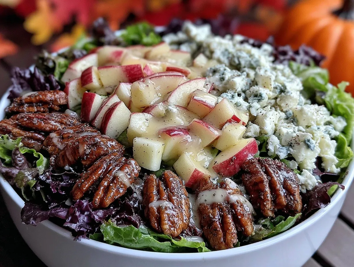 apple pecan salad preparation steps