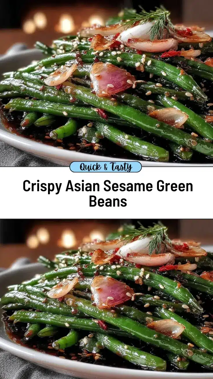 asian sesame green beans recipe